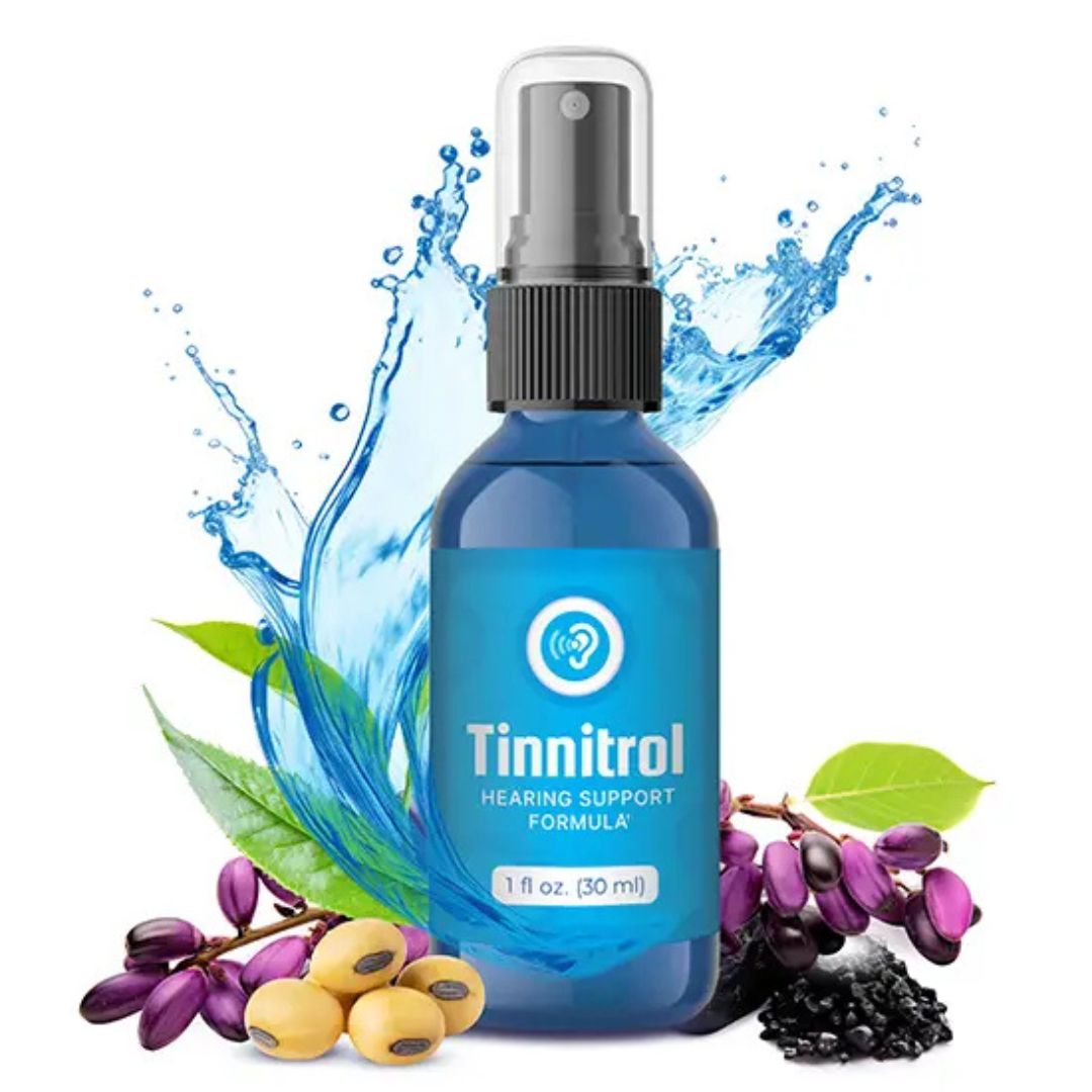 Tinnitrol dietary supplement bottle for hearing health and cognitive support